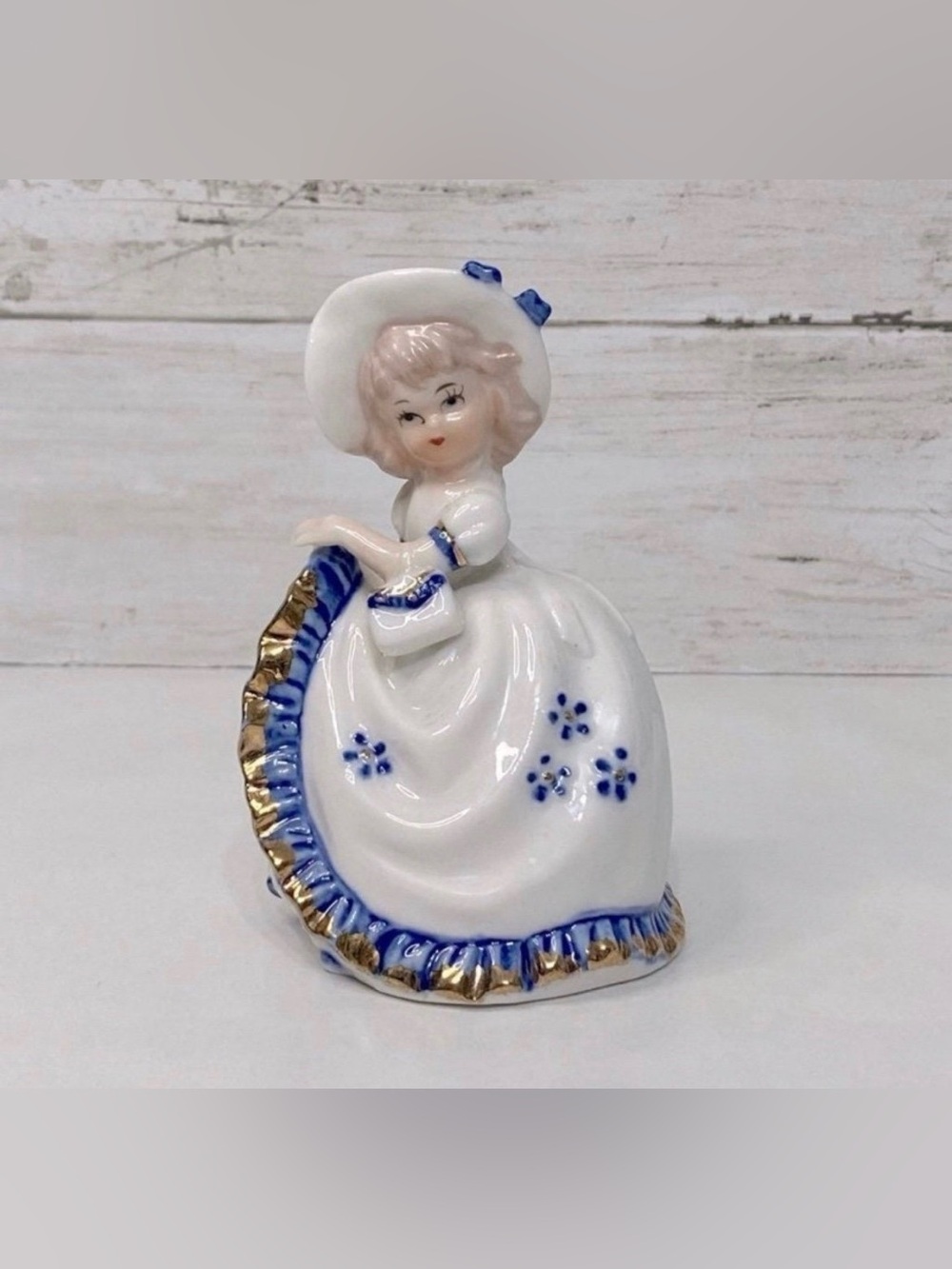 Vintage Porcelain Southern Belle Figurine Bell PRICE FIRM